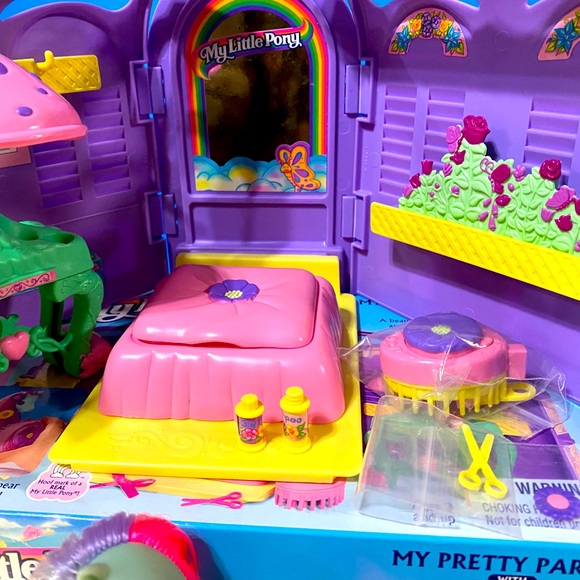 MY LITTLE PONY G2 VTG 90s MY PRETTY PARLOR SET HAIRSTYLING & FASHION… - Picture 3 of 16